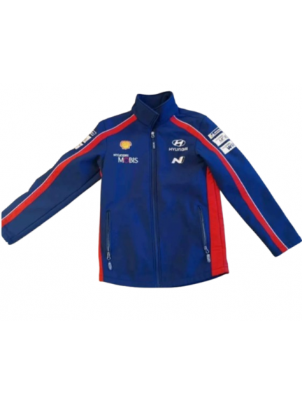 Hyundai Chaqueta Hombre Soft Shell Azul