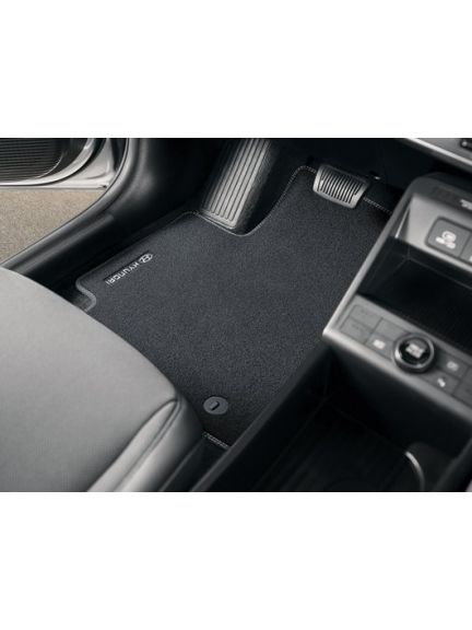 Alfombrillas textiles de terciopelo para el suelo