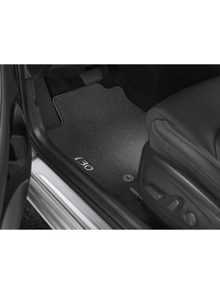 Alfombrillas textiles de terciopelo para el suelo, LHD