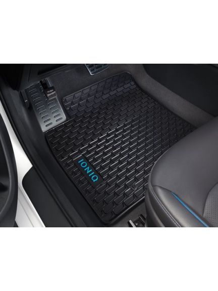 Alfombrillas para todo tipo de clima, con detalles en azul, LHD