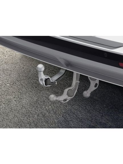 Barra de remolque retráctil