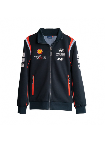 Sudadera réplica con cremallera Hyundai Motorsport, hombre