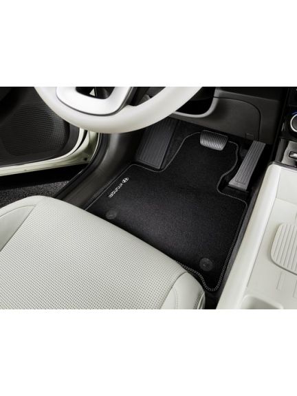 Alfombrillas textiles de terciopelo para el suelo, LHD (ECONYL®), juego de 4