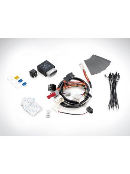 Kit de conexión para barra de remolque retráctil