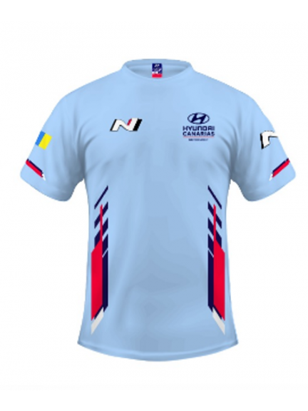 Camiseta local WRC, celeste, hombre